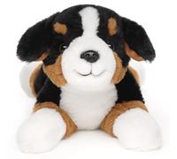 Uni-Toys - Eco-Line Bernese Mountain Dog, Lying - 29 cm (Length) - Plush Dog - Plush Toy, Stuffed Animal