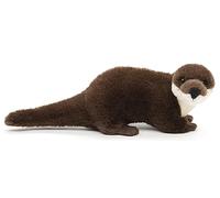 Uni-Toys - Eco-Line - Otter, Standing - 100% Recycled Material - 32 cm (Length) - Plush Otter - Plush Toy, Cuddly Toy