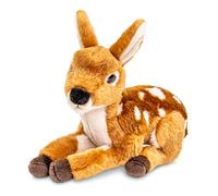 Uni-Toys - Fawn lying down - 21 cm (length) - plush deer - plush toy, cuddly toy