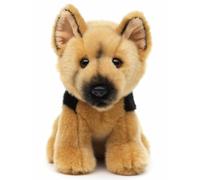 Uni-Toys - German Shepherd, Sitting - 19 cm (Height) - Plush Dog - Plush Toy, Cuddly Toy