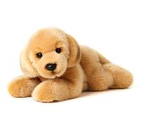 Uni-Toys - Golden Retriever Puppy, Lying Down - 24 cm (Length) - Plush Dog, Pet - Plush Toy, Cuddly Toy
