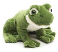Uni Toys - Green Frog Plushie, sitting - cuddly/plush toy