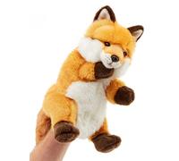 Uni-Toys - Hand Puppet Red Fox Classic - 28 cm (Height) - Plush Doll, Fox - Plush Toy, Cuddly Toy