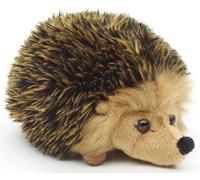 Uni-Toys - Hedgehog Gold-Brown - 15 cm (Length) - Forest Animal - Plush Toy, Cuddly Toy, HW-79034