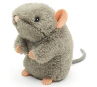 Uni-Toys - Eco-Line - Mouse Grey, Standing - Made from 100% Recycled Material - 15 cm (Height) - Plush Mouse - Plush Toy, Cuddly Toy