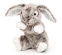 Uni-Toys - Rabbit with floppy ears, large - dark brown mottled - super soft - 22 cm (height) - plush rabbit - plush toy, cuddly toy