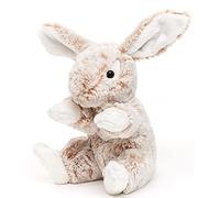 Uni-Toys - Rabbit with floppy ears, large - light brown mottled - super soft - 22 cm (height) - plush rabbit - plush toy, cuddly toy