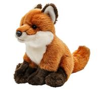 Uni-Toys - Red Fox, Sitting - 21 cm (Height) - Plush Fox, Forest Animal - Plush Toy, Cuddly Toy