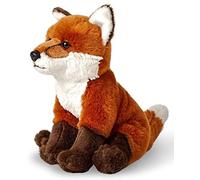 Uni-Toys - Red Fox, Sitting - 21 cm (Height) - Plush Fox - Plush Toy, Cuddly Toy