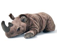 Uni-Toys - Rhino Lying Down - 32 cm (Length) - Plush Rhino, Rhinozeros - Plush Toy, Cuddly Toy