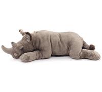 Uni-Toys - Rhino Rhino Large Lying Down - 54 cm (Length) - Plush Rhino, Rhinozeros - Plush Toy, Cuddly Toy