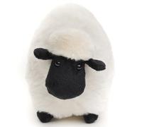 Uni-Toys - Sheep black and white, standing - 19 cm (length) - plush animal, cuddly toy