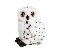 Uni-Toys - Snow owl - 19 cm (height) - bird - soft toy, cuddly toy