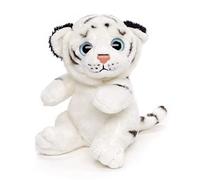 Uni-Toys - White Tiger Plushie - 16 cm (Height) - Plush Wild Animal - Plush Toy, Cuddly Toy