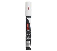 Uni White PWE-5M Liquid Chalk Marker Whiteboard Blackboard Chalkboard Non Permanent (Pack of 1)