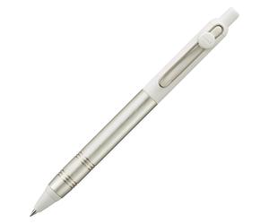 Uni ZENTO Flow 0.38mm Water-Based Black Ink Ballpoint Pen Birch White UBN-ZFL-38