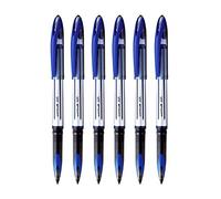 Uniball UNI-Ball Air UBA188L Roller Ball Pen (Blue Body, Blue Ink, Pack of 6)