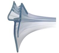 Uniblade Clear Shower/Bath Screen Seal Strip for 4-8mm Glass, Flexible Universal Fit, Shower Sealant - Perfect Door Seal for Shower and Bath Screens