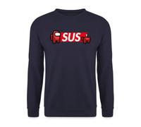Unibly Among Us Gamer SUS Jumper, navy blue, S
