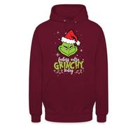Unibly Feeling Extra Grinchy Today - Christmas Xmas Christmas Hoodie Jumper, burgundy, XL