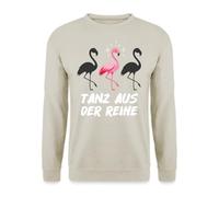 Unibly Flamingo Dancing Dance from the Range Jumper, Natural stone, XXL