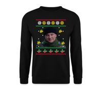 Unibly Harry Kevin Home Alone - Christmas Ugly Sweater Christmas Jumper, black, XL