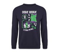 Unibly Oogie Boogie Nightmare Jack Skellington Before Christmas Film | Christmas Jumper, navy blue, 3XL