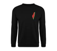 Unibly Palestine Watermelon Sweater, black, L