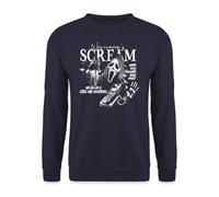 Unibly Scream Halloween Horror Movies Movies | Halloween Costume Outfit Jumper, navy blue, 3XL