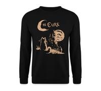 Unibly The Cure Cat Moon Lover 90s Jumper, black, L