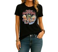 Unibly The Muppet Christmas Carol Christmas Women's T-Shirt, Black, L