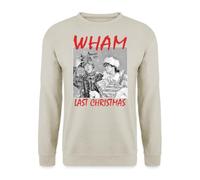 Unibly Wham! Last Christmas | Christmas Sweater Jumper, Natural stone, XL