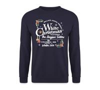 Unibly White Christmas 1954 Movie White Christmas Film Jumper, Navy Blue, M