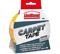 UniBond 1415416 Permanent Carpet to Floor Tape High Strength Adhesive - 50 mm x 10 m, Yellow