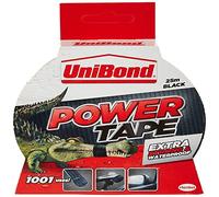 UniBond 1668019 Extra Strong Power Tape / Temperature resistant and waterproof / Adhesive tape in black / 25m
