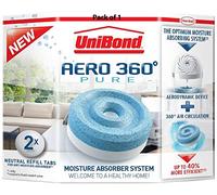 UniBond 1807921 Aero-360 Moisture Absorber Refills Pack of 1 (2x 450g tabs)