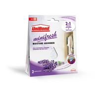 Unibond 2-In-1 Minifresh White Lavender Small Moisture Absorber, Pack Of 2