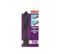 UniBond 2-in-1 Sealant Remover and Smoother Tool - Sealant Finishing Plastic Tool - Easy to use - Silicone Remover - For Smoothing - Black - 328139