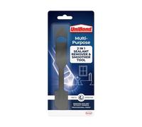 Unibond 2-In-1 Sealant Remover & Smoother Tool (3 Pack) - Heavy-Duty Bevel & Finishing Edges