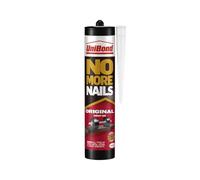 Unibond 2 x No More Nails Original, Heavy-Duty Mounting Adhesive, Strong Glue for Wood, Ceramic, Metal & More, White Instant Grab Adhesive, 1 x 365g Cartridge