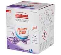 UNIBOND 2008301 Pearl Moisture Absorber Relaxing Lavender Refill Tabs, Pack of 2, 300G