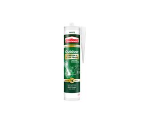 UniBond 2078170 Outdoor Window and Door Frame Sealant, White Outdoor Sealant, Durable Weatherproof Door and Window Sealant, Cartridge