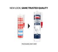 UniBond 2078405 Sanitary Sealant Cartridge - Translucent