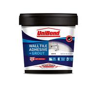 UniBond 2570751 Ultraforce Wall Adhesive and Grout, White , 1.38 Kg