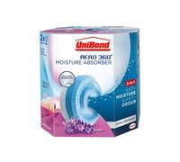 UniBond AERO 360° Moisture Absorber Lavender Garden Refill Tab, aromatherapy, ultra-absorbent and odour-neutralising, for AERO 360° Dehumidifier, Condensation Absorbers, Twin Pack (2 x 450g)
