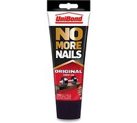 Unibond 3 X No More Nails Original, Heavy-Duty Mounting Adhesive, Strong Glue for Wood, Ceramic, Metal & More, White instant Grab Adhesive, 1 x 200ml Tube