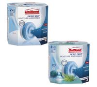 Unibond Aero 360 Degree Moisture Absorber Refill Tabs Set 2 Neutral & 2 Waterfall Freshness (4 X 450G)