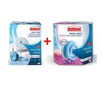 Unibond Aero 360 Humidity System with Neutral Pure 450g Refill PLUS Moisture Absorber 2 in 1 Lavender Garden Refill (Pack 2) FREE 2633427 2631291
