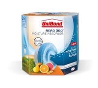 Unibond 3005117 Aero 360º Moisture Absorber Citrus Refills (Pack 2)