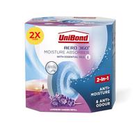 UniBond AERO 360° Moisture Absorber Lavender Garden Refill Tab, 2 x 450 g